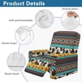 thumbnail image 4 of SCRAWLGOD Sunflower American Tribal Cow Print Recliner Chair Covers 4-Pieces Recliner Cover Dog Chair Cover Furniture Protector with Pocket, Elastic Band Washable Slipcover for Dogs, Pets, 4 of 7
