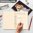thumbnail image 4 of FORMRS 1-Subject Spiral Notebook 8" x 5" College Ruled 60 Refillable Sheet, Yellow Halloween Dog, 4 of 7