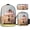 Color-3, variant on Cute Candy Bunny House 3pcs/Set Student Travel Bags Laptop Daypack Backpack Shoulder Bag Pencil Case