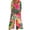 ❧301-Pink, variant on Xuyuer Womens Summer Casual Allover Print Short Sleeve V Neck Long Leg Jumpsuit with Back Zipper Side Pockets Loose Fit for Daily Commute Office Shopping Weekend Gatherings Date Night