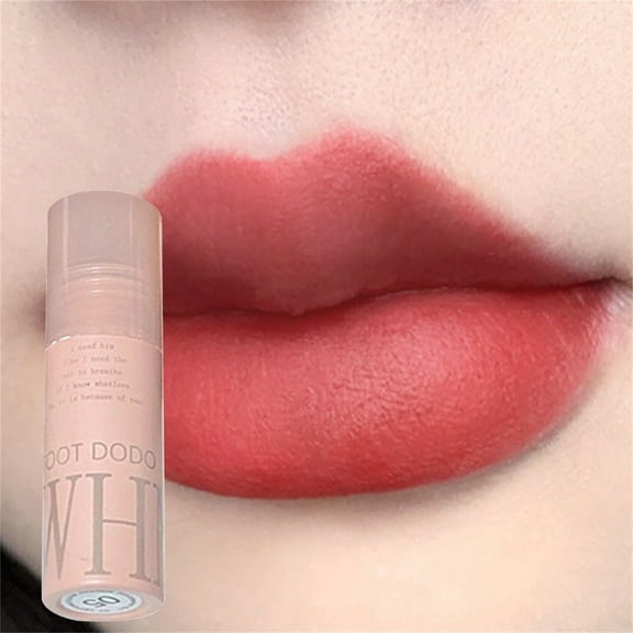 Lip Glaze Matte Lipstick Long-Lasting Lip and Cheek Tint Lightweight Non-Drying Natural Finish Easy to Apply Non-Sticky Cup formula