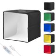 thumbnail image 1 of Mistaha 40 X 40cm/ 15.7 X 15.7inch Portable Mini Photography Light Box Integrated Professional Light, 1 of 8