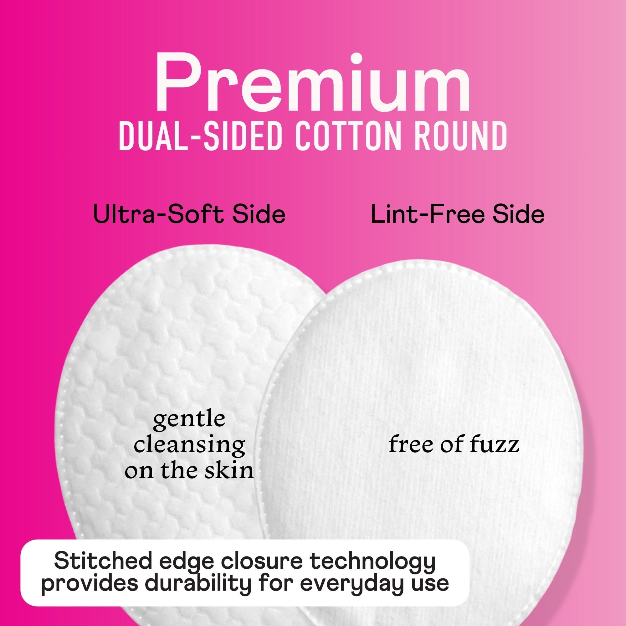 (8 pack) Swisspers Premium Cotton Ovals, 100% Chlorine Free Cotton, Dermatologist Tested, Soft, Strong, Sensitive Skin Safe, Absorbent, Hypoallergenic, Cruelty-Free, Vegan, Paraben Free, 50 Pads