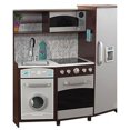 thumbnail image 1 of KidKraft Large Play Kitchen with Realistic Lights and Sounds, Espresso/Silver, 1 of 3