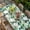 Green, variant on Blueberry Botanical Table Cloths for 5 Foot Rectangle Tables, Green Spring Leaves Branches Patio Waterproof Elastic Fitted Tablecloths, Washable Rectangular Table Cover for Camping
