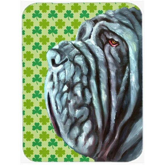 Carolines Treasures  Neapolitan Mastiff St. Patricks Day Shamrock Mouse Pad