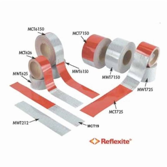 Oralite Consp Tape,Truck and Trailer,2"X0.5Yd 18382