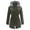 Green, variant on Waterproof Trench Coat for Women, Drawstring Waist Hooded Windproof Jacket, Lightweight All-Weather Outerwear, 1 Piece, S-XXL, Plus Size Friendly
