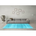 thumbnail image 3 of Ahgly Company Indoor Round Persian Light Blue Traditional Area Rugs, 6' Round, 3 of 4