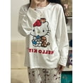 thumbnail image 6 of New Sanrio Hello Kitty Women's Pajama Set Y2K Autumn New Print Home Pajama Casual Outwear Pants Long Sleeve Pajama Clothing Gift, 6 of 14