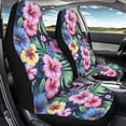 thumbnail image 4 of Uorisanigo Tropical Hibiscus Waterproof Car Seat Cover Universal Front Car Seats Easy to Install Breathable Front Seat Cover Universal for Auto Truck Van SUV 2 Pcs, 4 of 7