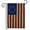 thumbnail image 2 of Briarwood Lane Betsy Ross Burlap Garden Flag, 2 of 4