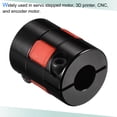 thumbnail image 5 of Uxcell 8mm to 8mm Bore L25xD20 Aluminum Alloy Flexible Shaft Coupling 2 Count, 5 of 6