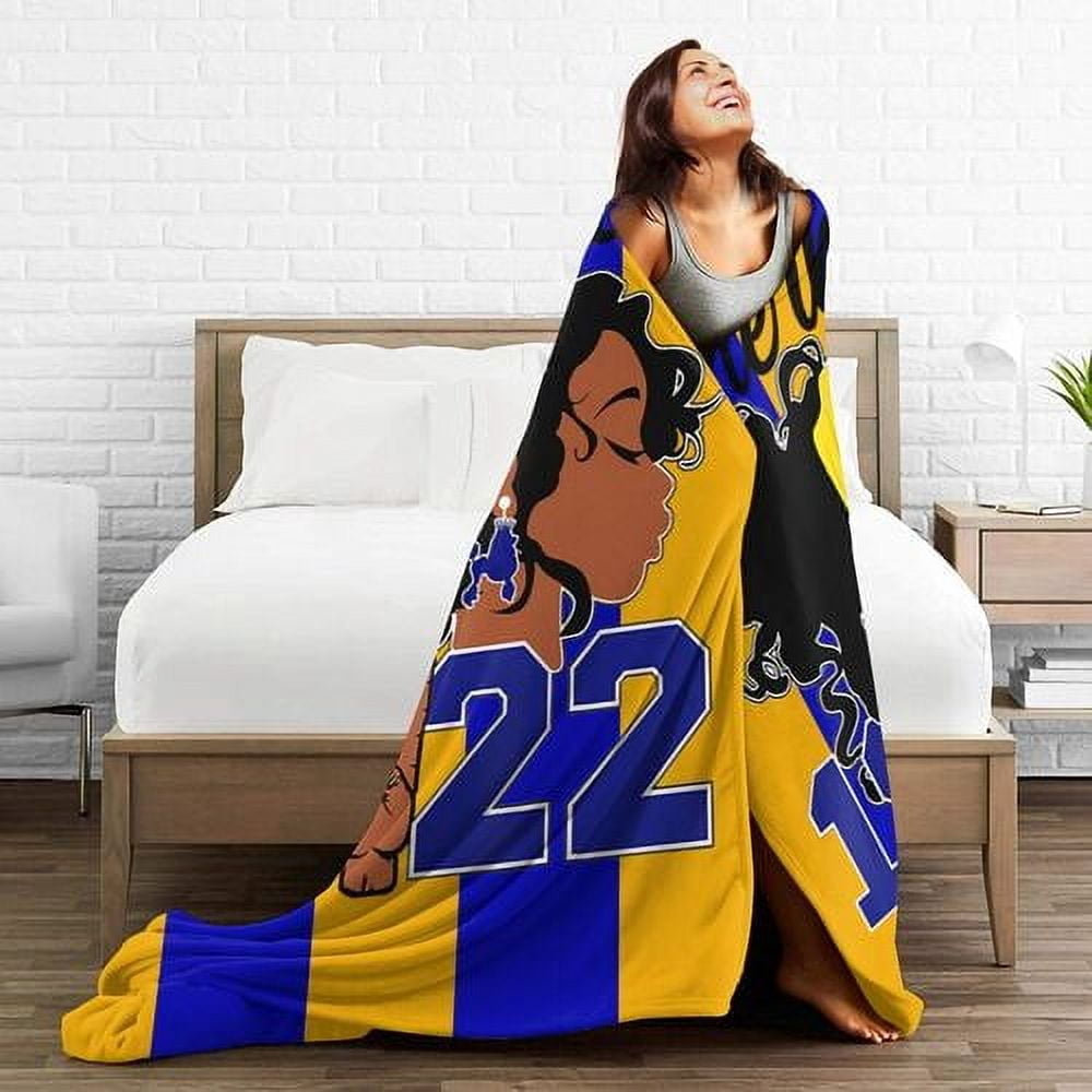 Sigma Gamma Rho Blanket Sigma Gamma Rho Sorority Paraphernalia Gifts for Women Lightweight Flannel Throw Blankets 1922 Poodle Gifts