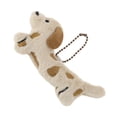thumbnail image 6 of Unique Bargains 1 Pc Handbag Charm Dog Beaded Chain Handbag Accessories Brown Beige, 6 of 6