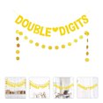 thumbnail image 3 of 2pcs Shiny Hanging Flags Birthday Decoration Party Hanging Banners for Home, 3 of 8