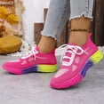 thumbnail image 4 of Orthopedic Sneakers for Women Lace Up Breathable Non-Slip Walking Shoes Knit Uppers Cushion Memory Foam Casual Running Shoes, 41, 4 of 4