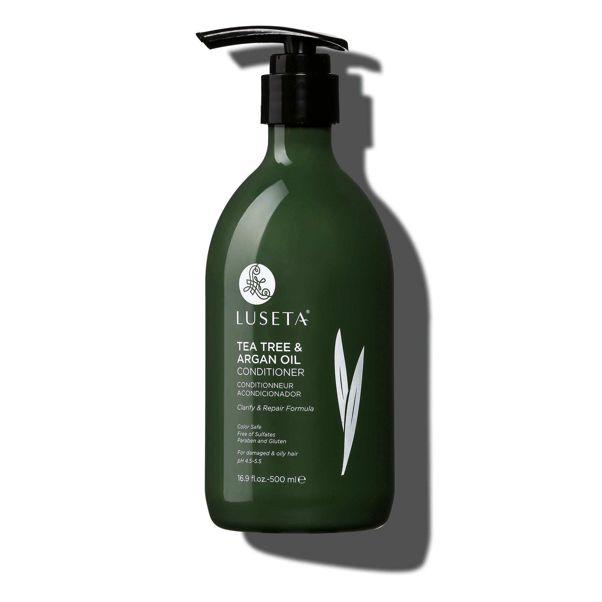 Luseta Tea Tree &amp; Argan Oil Clarify &amp; Repair Conditioner for Damaged &amp; Oily Hair - Sulfate Free Paraben Free Color Safe - image 2 of 2