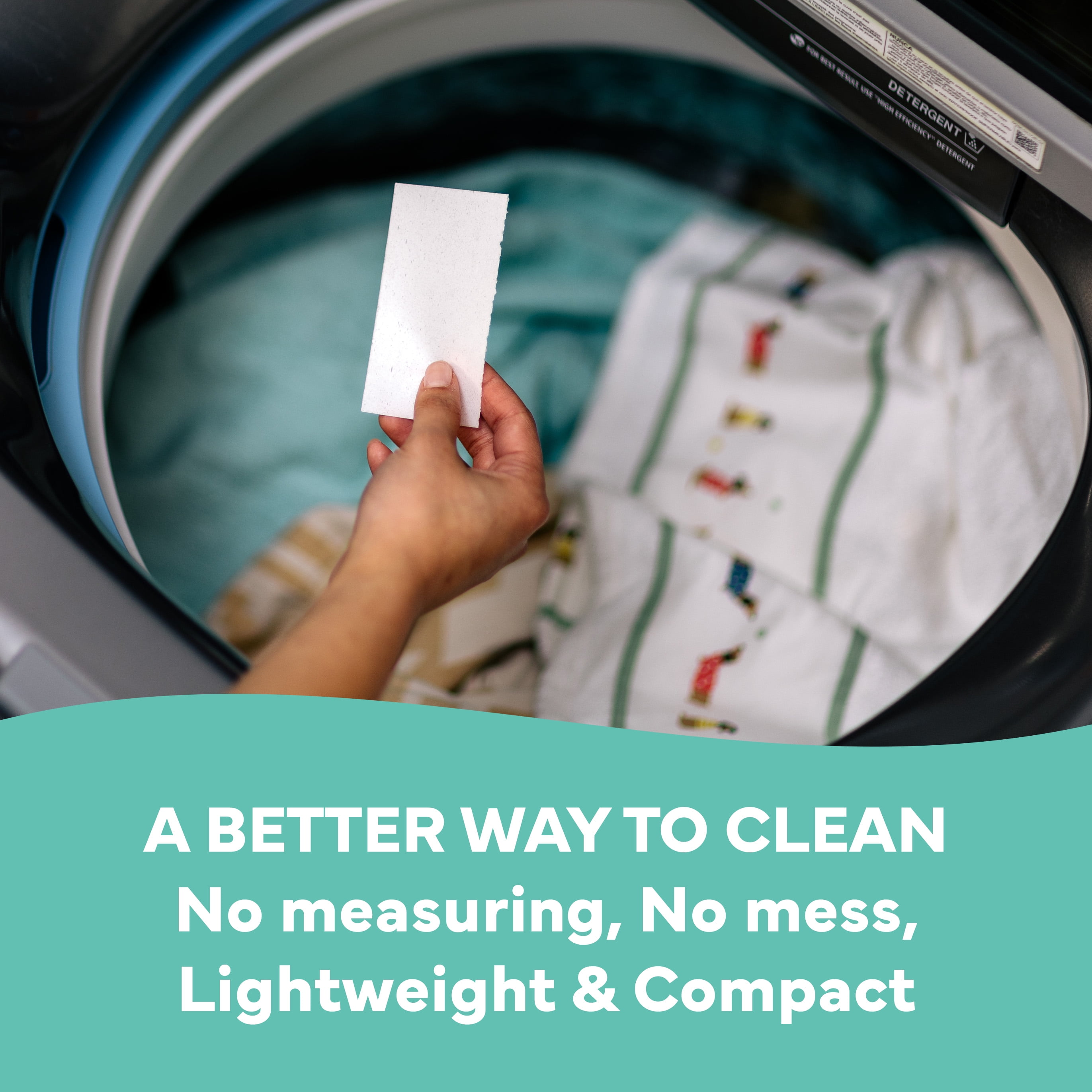 Tru Earth Laundry Detergent Sheets - 64 Strips - Fragrance Free