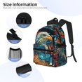thumbnail image 3 of Fotbe Stained Glass Eagle USA Mochila Ligera Casual para Laptop para Hombres y Mujeres, Mochila Impermeable de Uso Diario, Mochila para Universidad, 3 of 6