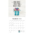 thumbnail image 3 of Love the Journey 2026 12 X 24 Inch (Hanging) Monthly Square Wall Calendar Featuring the Artwork of Jo Moulton Plastic-Fr, (Paperback), 3 of 9