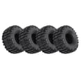 thumbnail image 2 of Paquete de 4 neumáticos universales para control remoto, compatibles con SCX10/TRX4/TRX6, escala 1/10, neumáticos de goma de alta durabilidad, 2 of 8