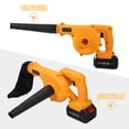 thumbnail image 4 of Soplador eléctrico de litio recargable Nikou 21 V Soplador de hojas inalámbrico de litio 3000 mAh máquina sopladora de polvo industrial pequeña de gran potencia, 4 of 7