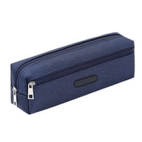 Mauxuk Cute Cylindrical Pencil Case, Large Capacity Zipper Pouch, Polyester Stationery Organizer, Portable Cosmetic Bag, 8.07x2.56x1.97in, Handy Carry Handles, Durable & Water-Resistant