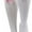White w/ Red/White Plaid Bow, variant on ToBeInStyle Women's Opaque Knee High w/ Satin Bow - Black/Hot Pink