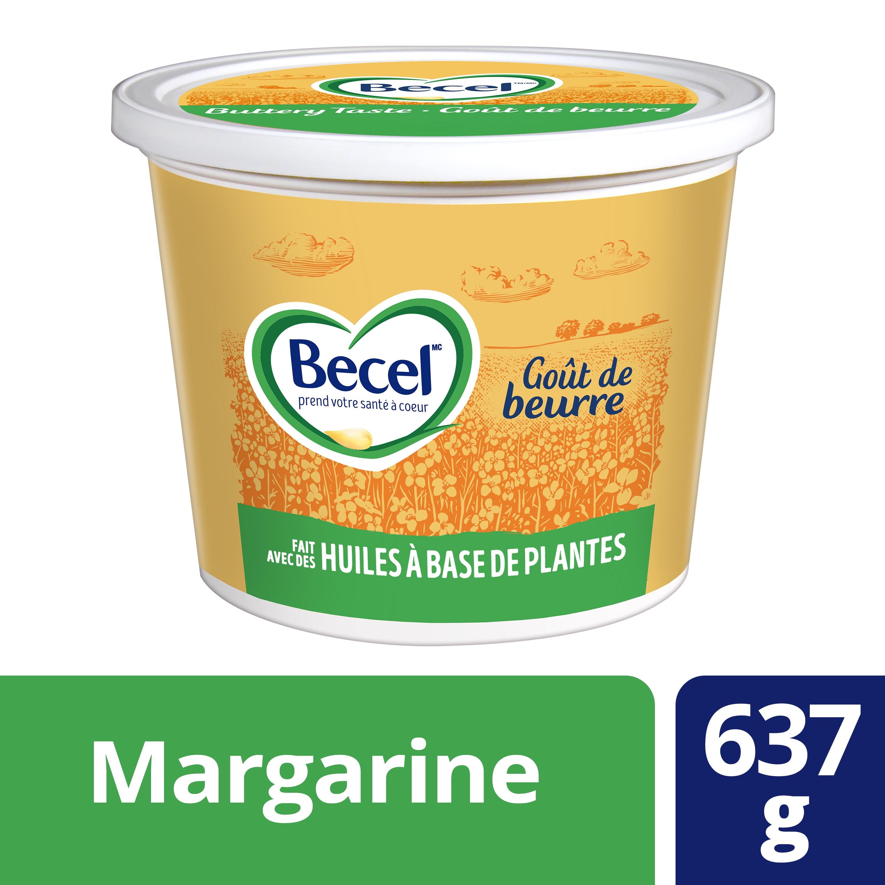 Margarine Becel Goût de beurre 637g