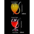 thumbnail image 2 of Vampire-Style Wine Glasses with Built-In Straws - Creative Cocktail Glasses for Wine, Juice, Cocktails, Ice Cream - Unique Novelty Tableware for Bars, Homes, Festivals & Gatherings, 2 of 8