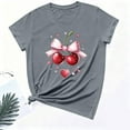 thumbnail image 6 of PNTUTB Fashion Versatile Women's Valentine's Day Print Casual Crew Neck Short Sleeve Comfort Loose T Shirt, 6 of 6
