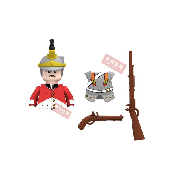 Asuntos militares Napoleón francés Cuirassier Dragoon bloques de construcción modelo ladrillos mini figuras de juguete de acción juguete para regalo para niños