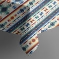 thumbnail image 5 of Blue and Orange Geometric Boho Pattern Square Tablecloth,Waterproof Square Table Cover,Wipeable Spillproof Washable Table Cover for Home Kitchen Party Decor 52"x52"(132x132cm), 5 of 6
