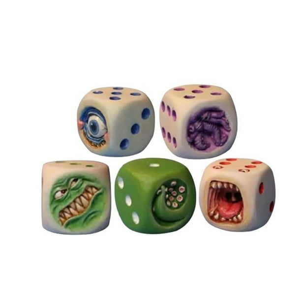 Dados De Monstruos,Accesorios De Juego De Dados De Juego De Mesa De Halloween,Juego De Dados De Monstruos Extraños Para Juegos De Mesa,Juegos De Rol,Regalo De Accesorios De Juegos