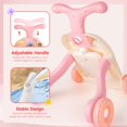 thumbnail image 4 of Juguete de empuje 3 en 1 Baby Walker AuntyFey para niños de 1 año, color rosa, 4 of 7