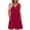 Red, variant on Tqcoqu Women's Summer Casual T Shirt Dresses Beach Cover up Tank Dress,Red,Women's S-XXL