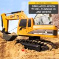 thumbnail image 4 of 1/24 RC Construction Toys Excavadora excavadora con control remoto de 2,4 GHz con sonido LED Tmvgtek juguetes de los niños, 4 of 9