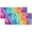 Pattern-1, variant on Tie Dye Kitchen Valance Curtains Colorful Boho Rainbow Spiral Privacy Decorative Rod Pocket Short Window Valance Curtains 54 by 18 in, 1 Panel