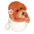 thumbnail image 3 of Figura De Cachorro De Taza De Té, Estatua De Perro Coleccionable De Resina Con Detalles Ricos De 6,1 Pulgadas Para Decoración Del Hogar De Cafetería Bar, Figura Coleccionable De Cachorro De Taza De Té, 3 of 5