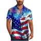 thumbnail image 1 of Mens Casual Botón Arriba Camisas de Manga Corta, Vintage Bowling Cuba Playa Verano, Retro Botón Arriba Camisa, 1 of 8