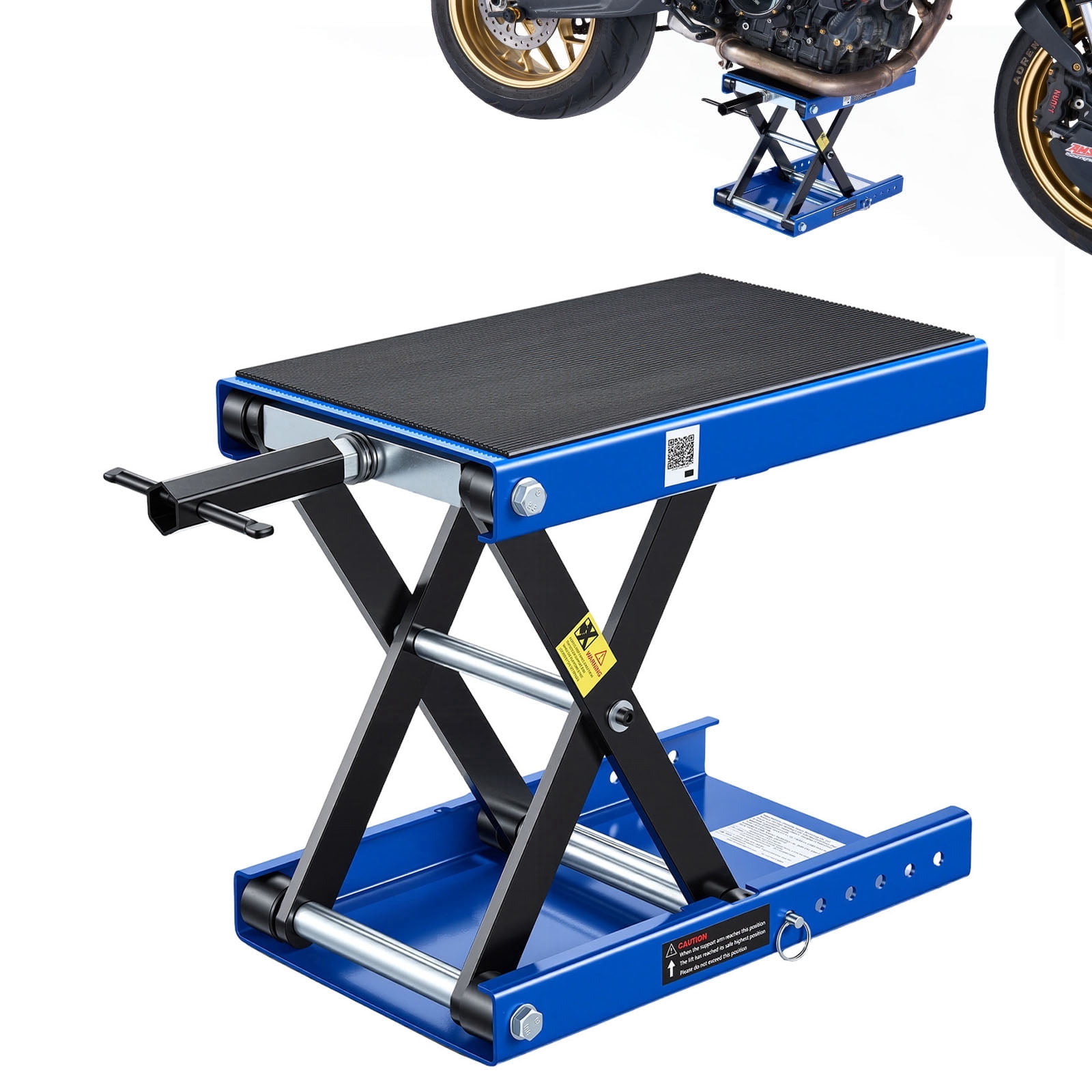 Black Widow, Motorcycle Jack, Steel, 1100 lb Capacity, 17.75 in L