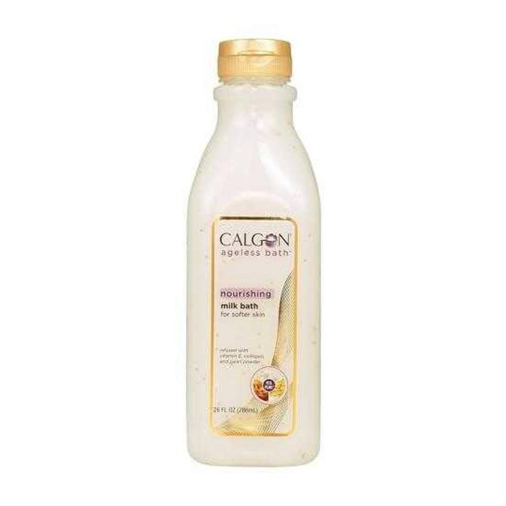 6 Pack Calgon Ageless Bath Nourishing Milk Bath for Soften Skin 26 oz