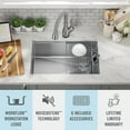 thumbnail image 2 of DELTA Lorelai 27 Workstation Kitchen Sink Undermount 16 Gauge Stainless Steel Single Bowl with WorkFlow Ledge and Accessories, 2 of 17