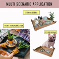 thumbnail image 2 of Leather Plant Repotting Mat,Thickened Waterproof Transplanting Mat,Indoor Succulent Potting Mat for Transplant A, 2 of 5