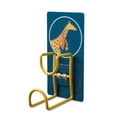 thumbnail image 1 of Billuyoard Gancho de pared Soporte para lavabo Colgador de almacenamiento de doble capa plegable Patrones de dibujos animados sin rastro Ventosa Juegos de accesorios de baño Animal 1, 1 of 6