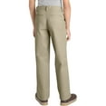 thumbnail image 5 of Dickies Boys School Uniform Classic Fit Straight Leg Flat Front Pants, Sizes 4-20 & Husky, 5 of 6