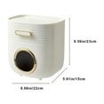 thumbnail image 3 of Toilet Paper Holder and Storage Box | Wall Mount Bathroom Tissue Dispenser with Waterproof Cabinet and Drawer for Organizing Toilet Rolls and Bathroom Essentials, 3 of 8