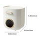 thumbnail image 3 of Caja para guardar papel higiénico | Portarrollos de papel higiénico hermético con cajón | Organizador de rollos de plástico a prueba de fugas | Soporte de pared para papel higiénico y teléfono móvil, 3 of 8