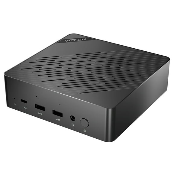 MINIX Elite EU512-AI Mini PC, Intel Core Ultra 5-125H, 16GB DDR5, 512GB M.2 PCIe SSD, Windows 11 Pro Desktop Computer, Black